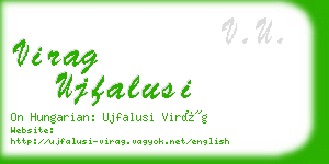 virag ujfalusi business card